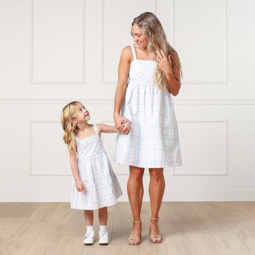 Hope & Henry Girls' Organic Tiered Sundress, Toddler In Easter Check