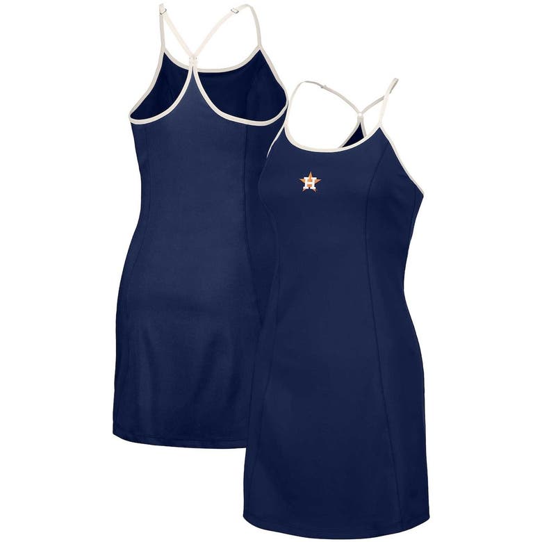 LUSSO Women's Lusso Navy Houston Astros Nakita Strappy V-Neck