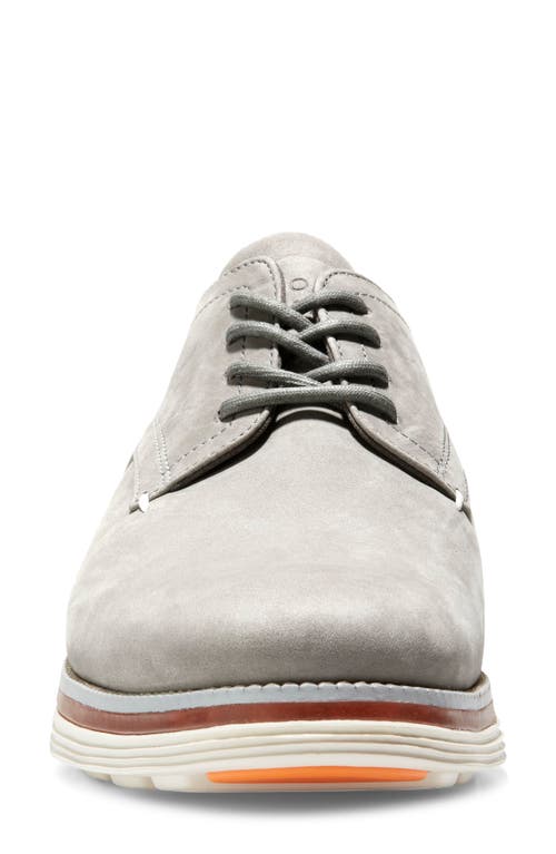 Cole Haan Originalgrand Cloudfeel Oxford In Quiet Shade Nubuck/ivory