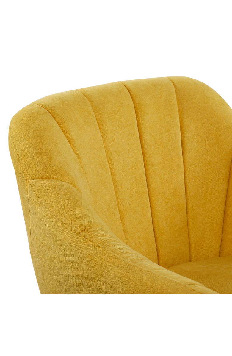 GINGER BIRCH STUDIO Yellow Tufted Accent Chair Nordstromrack