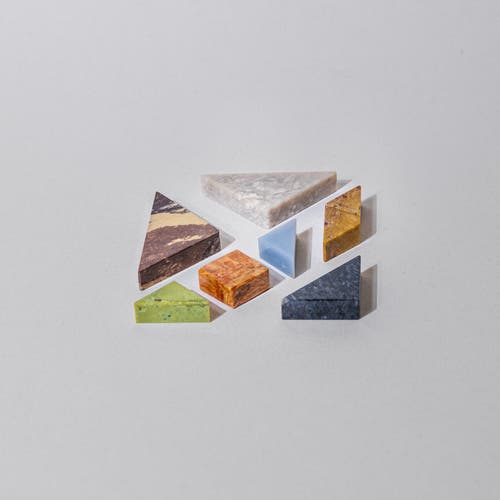 D.a.r. Proyectos Dar Proyectos Tangram 3d Gemstone Puzzle In Multi