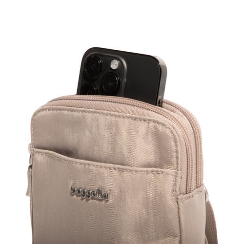 Baggallini Modern Take Two Rfid Crossbody Bag In Moonrock