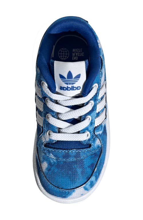 Shop Adidas Originals Adidas X The Simpsons Forum Low Sneaker In Royal Blue/white/royal Blue