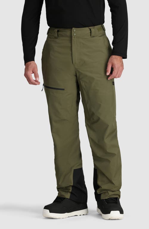 Shop Outdoor Research Tungsten Ii Gore-tex® Waterproof Snow Pants In Ranger Green