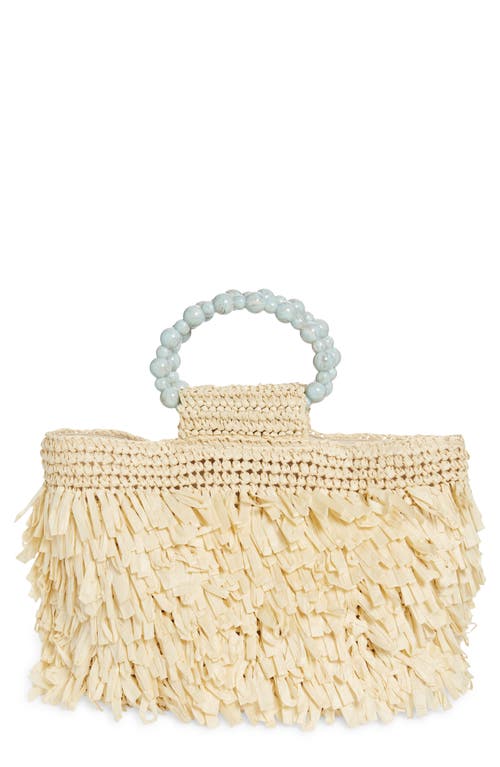 btb Los Angeles Pixie Large Straw Bag in Natural