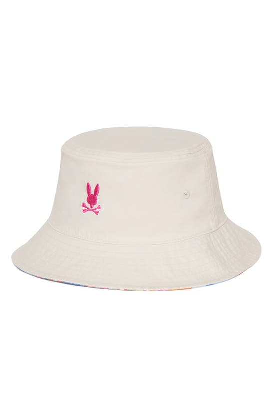 Shop Psycho Bunny Kids' Benton Reversible Bucket Hat In Fuchsia Purple