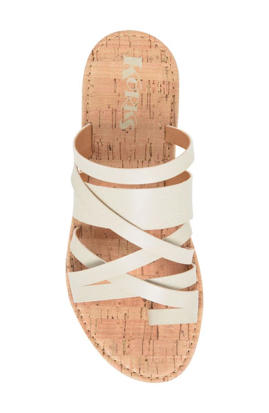Shop Korks Clemmons Strappy Sandal In Off White