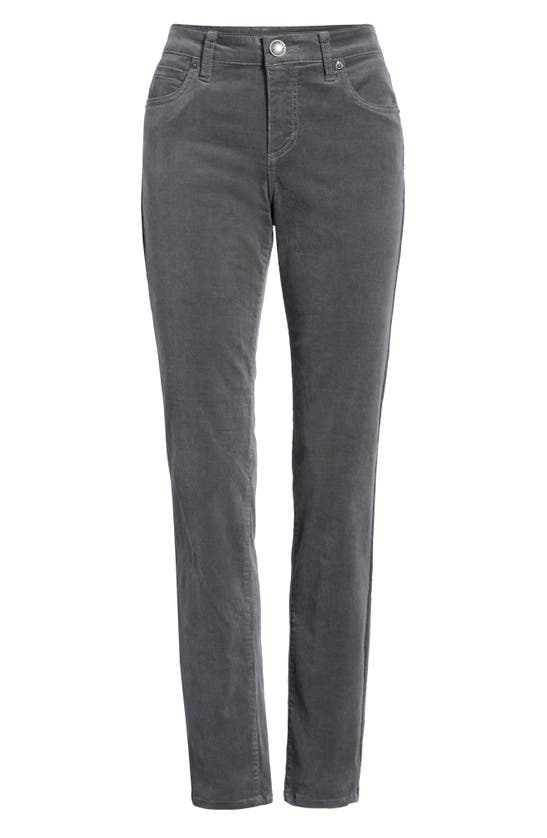 Kut From The Kloth Diana Stretch Corduroy Skinny Pants In Fog