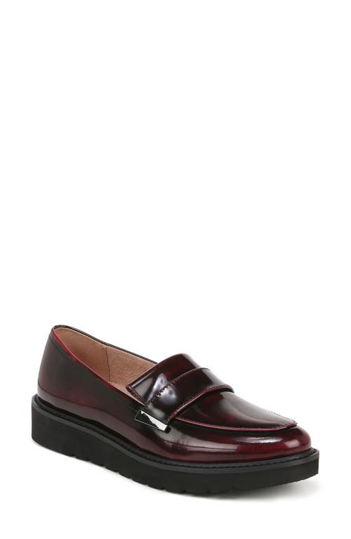 Adiline Loafer in Cranberry Leather