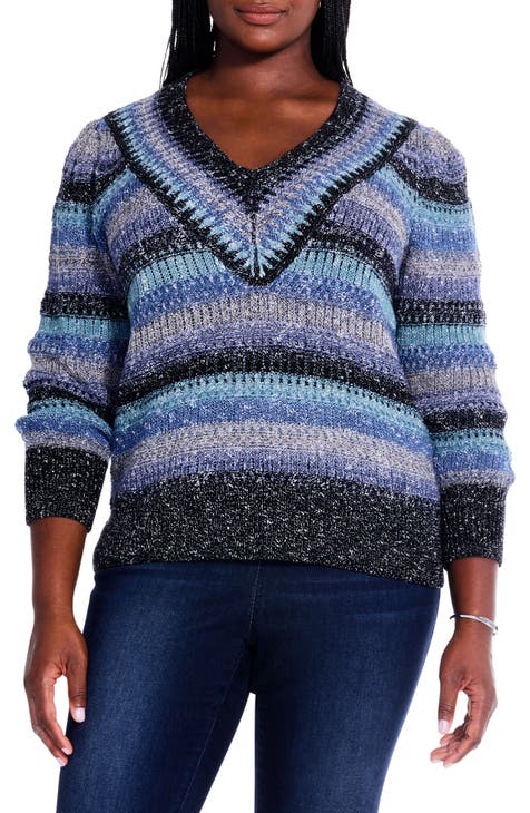 Sapphire Stripes Sweater