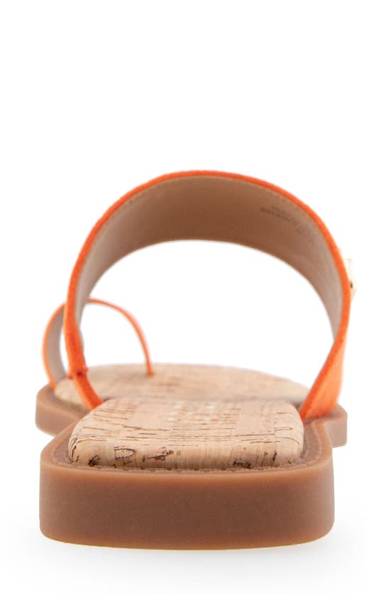 Shop Aerosoles Carder Sandal In Mandarin Faux Suede
