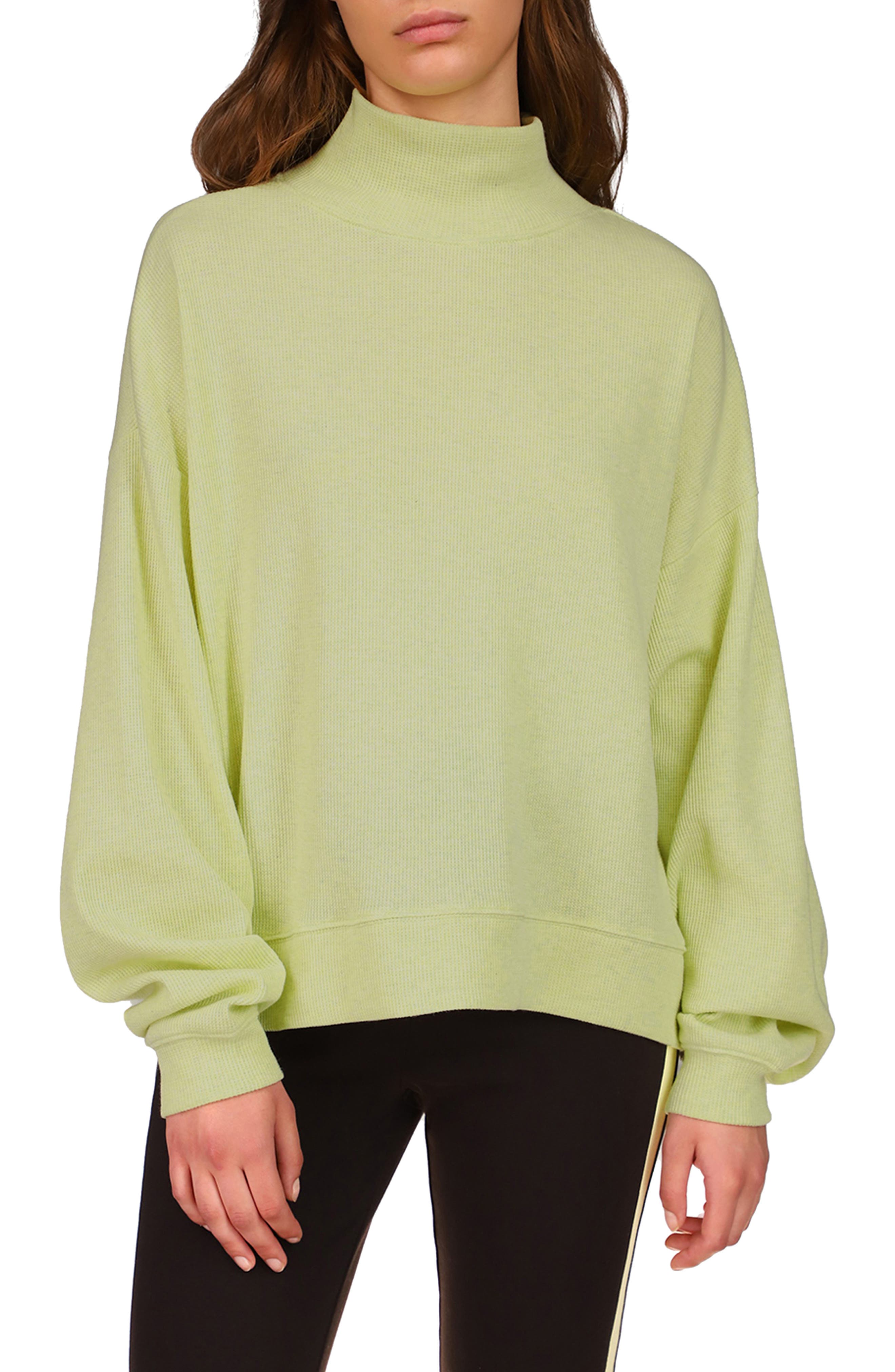 mock neck poncho
