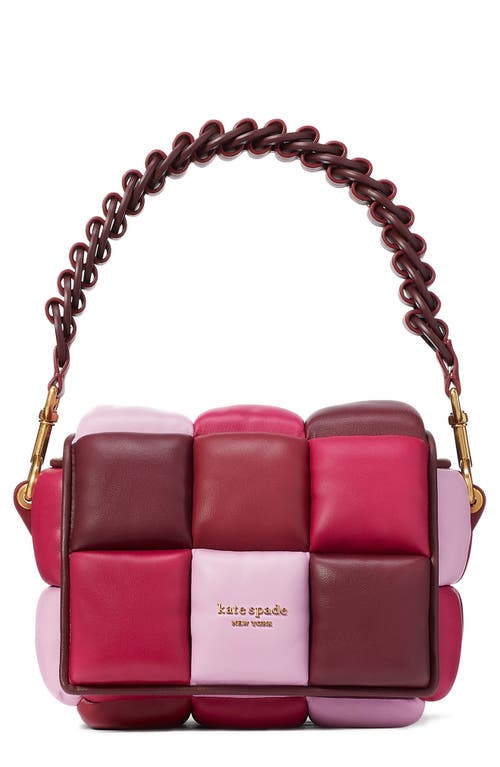 Kate Spade New York boxxy smooth leather large crossbody bag in Renaissance Rose Multi at Nordstrom