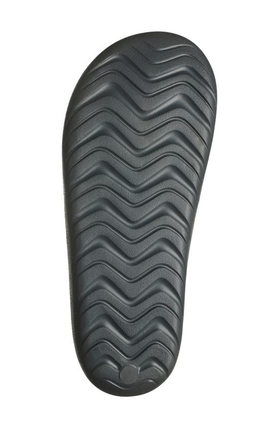 Adidas Originals Adicane Slide Sandal In Carbon/ Carbon/ Core Black