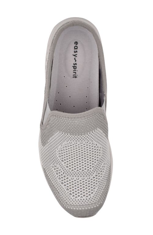 Shop Easy Spirit Take Knit Slip-on Sneaker In Silver Sconce/vapor