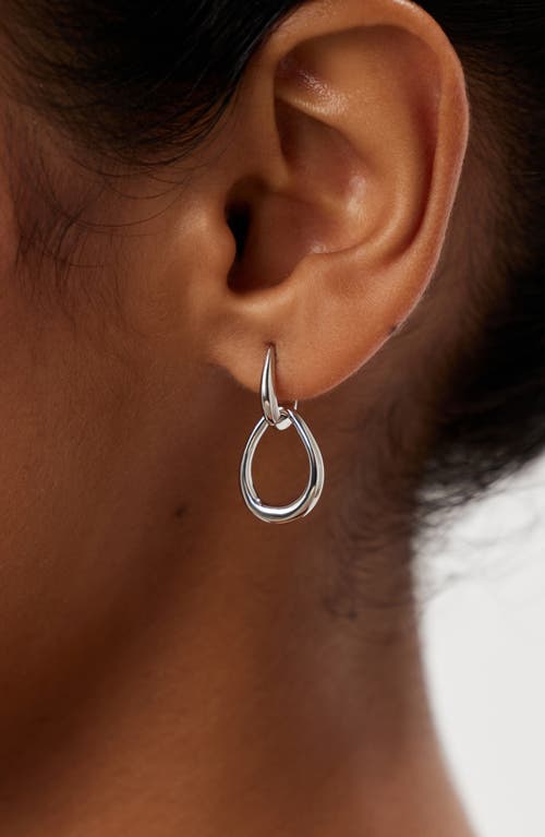Ana Luisa Gold Drop Earrings In Silver