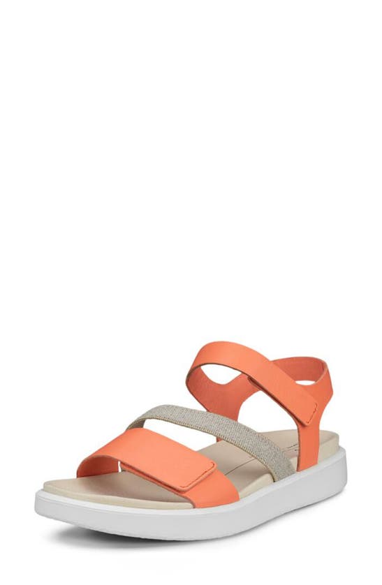 Shop Ecco Flowt 2 Band Sandal In Coral