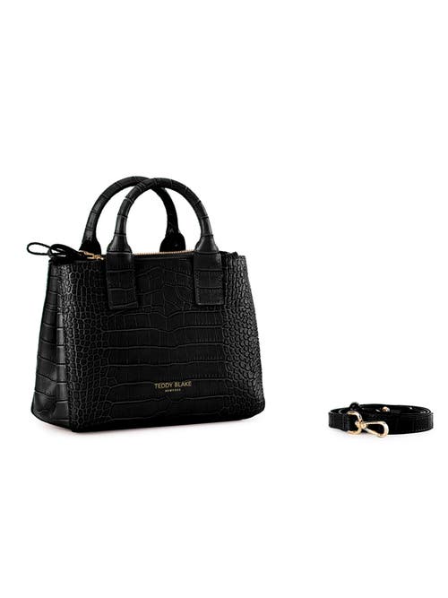 Teddy Blake Bella Croco 9" In Black&red
