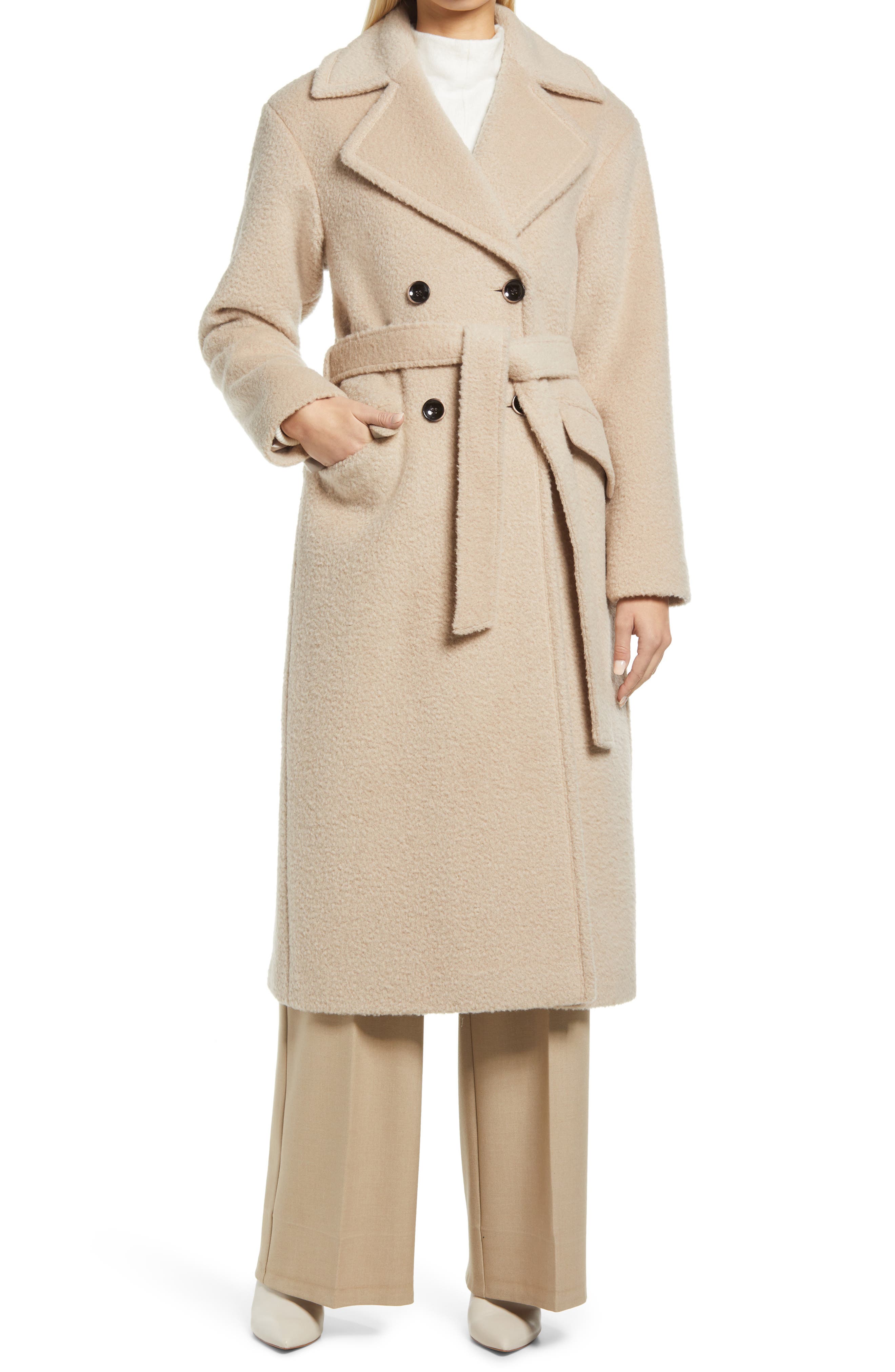 belted coat womens