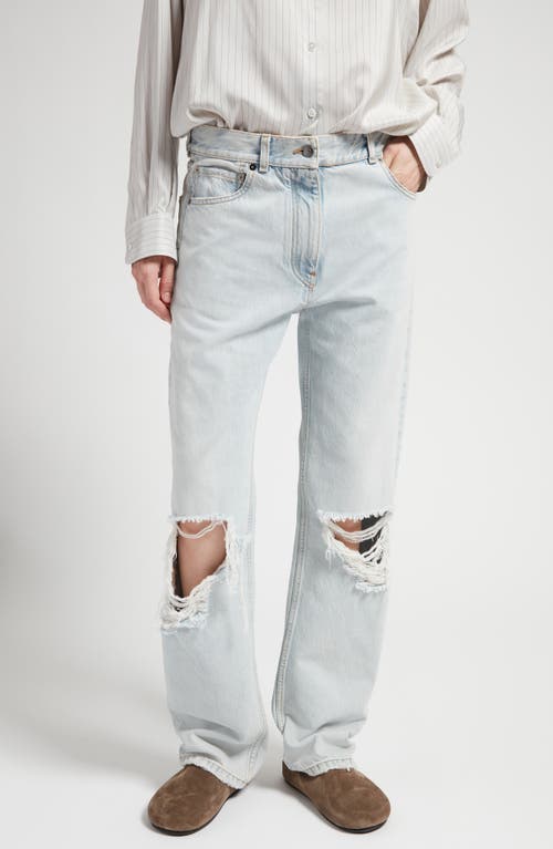 Burty Straight Leg Jeans in Bleached
