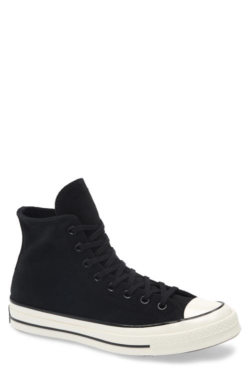 Converse Chuck Taylor® All Star® 70 Suede High Top Sneaker In Black/bite The Dust/egret