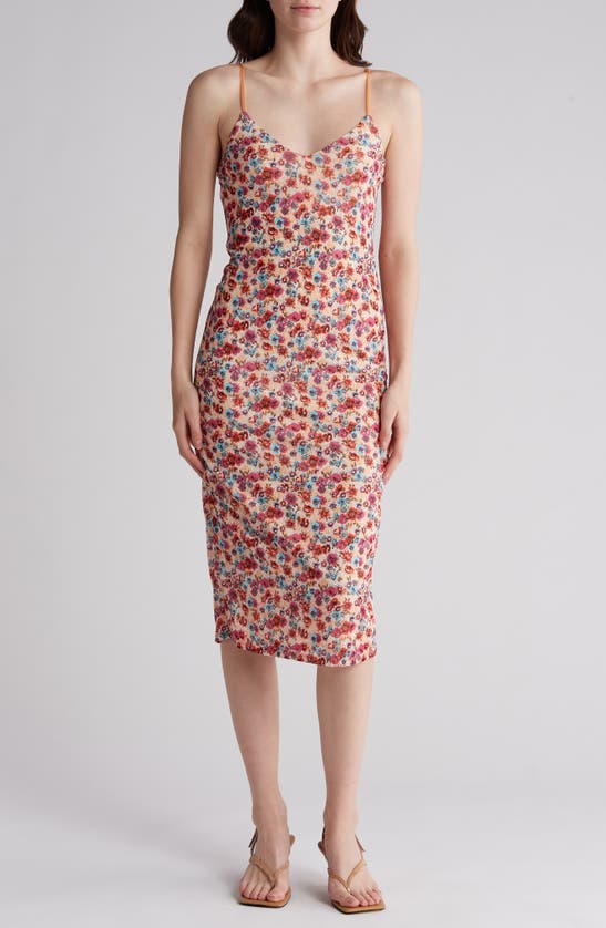 Shop Afrm Hessler Sleeveless Dress In Hyacinth Ditsy