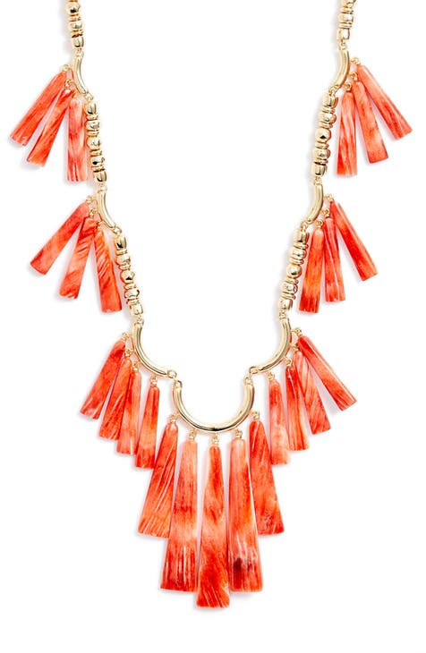 Red Statement Necklace Nordstrom