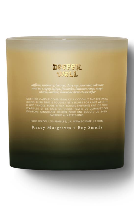 Boy Smells X Kacey Musgraves Deeper Well Scented Candle, 8.5 oz In Green