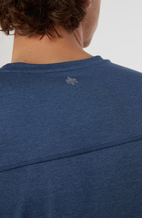 Rainforest Low Country Cutline T-shirt In Heather Blue