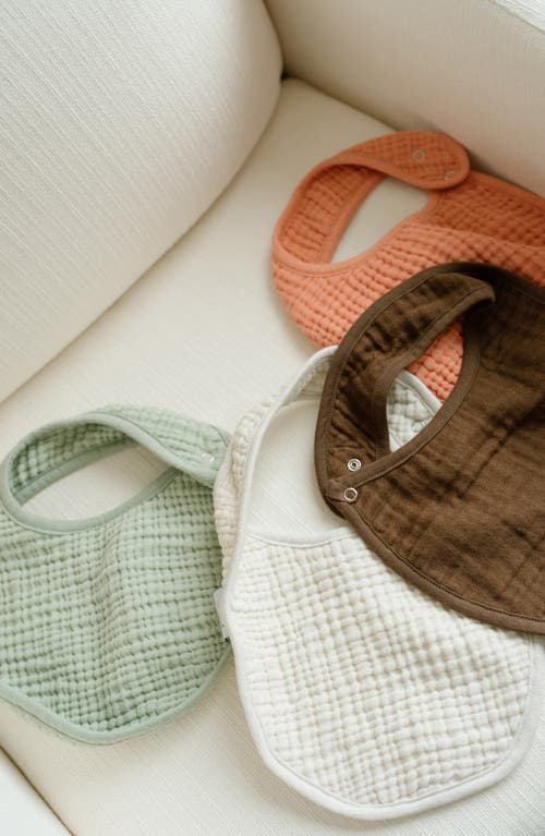 OILO OILO ASSORTED 2-PACK ORGANIC COTTON MUSLIN BABY BIBS