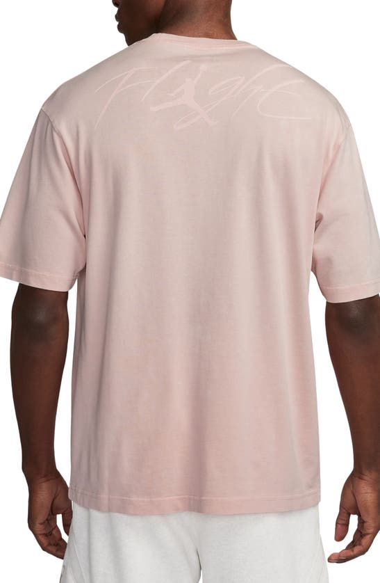 Shop Jordan Flight Essentials Graphic T-shirt In Legend Pink