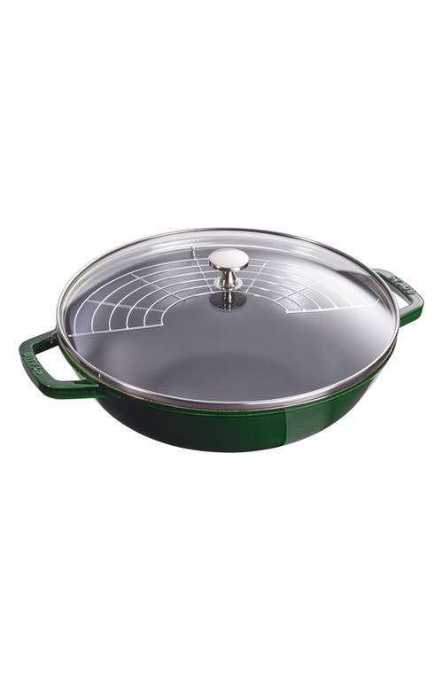Staub 4.5-Quart Enameled Cast Iron Perfect Pan in Basil at Nordstrom