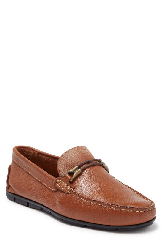 Giorgio Brutini Leighton Leather Bit Loafer In Cognac