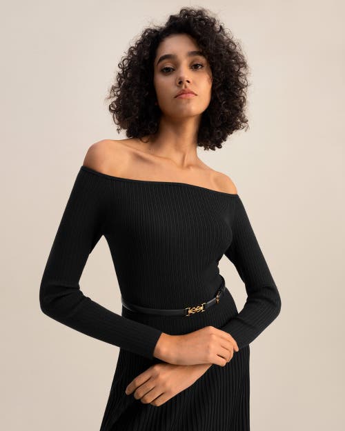 Shop Lilysilk The Vivi Knit Dress In Black