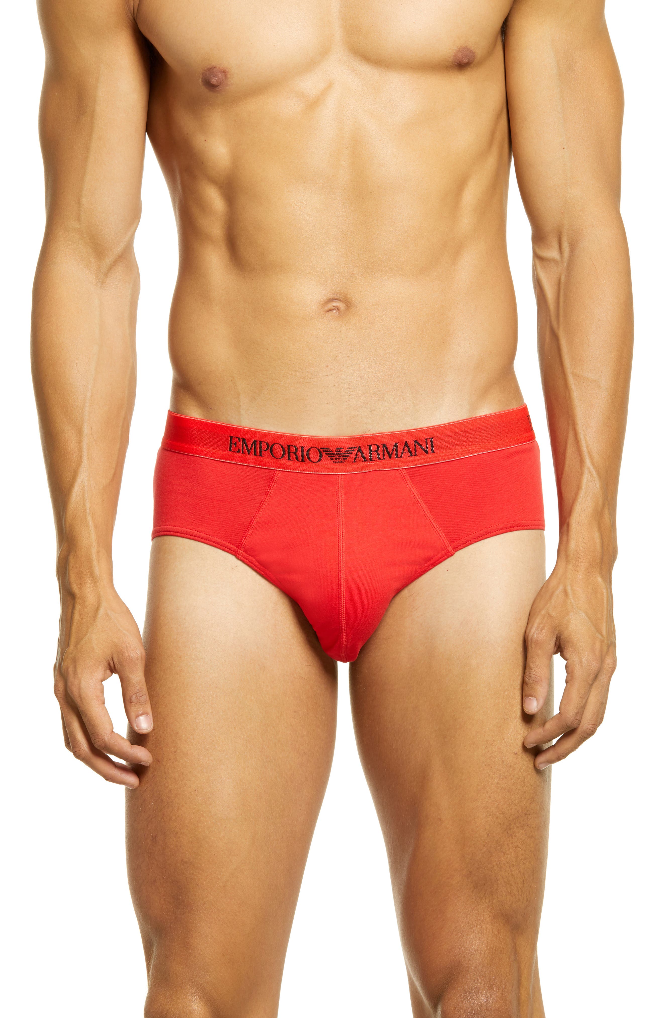 emporio armani cotton briefs