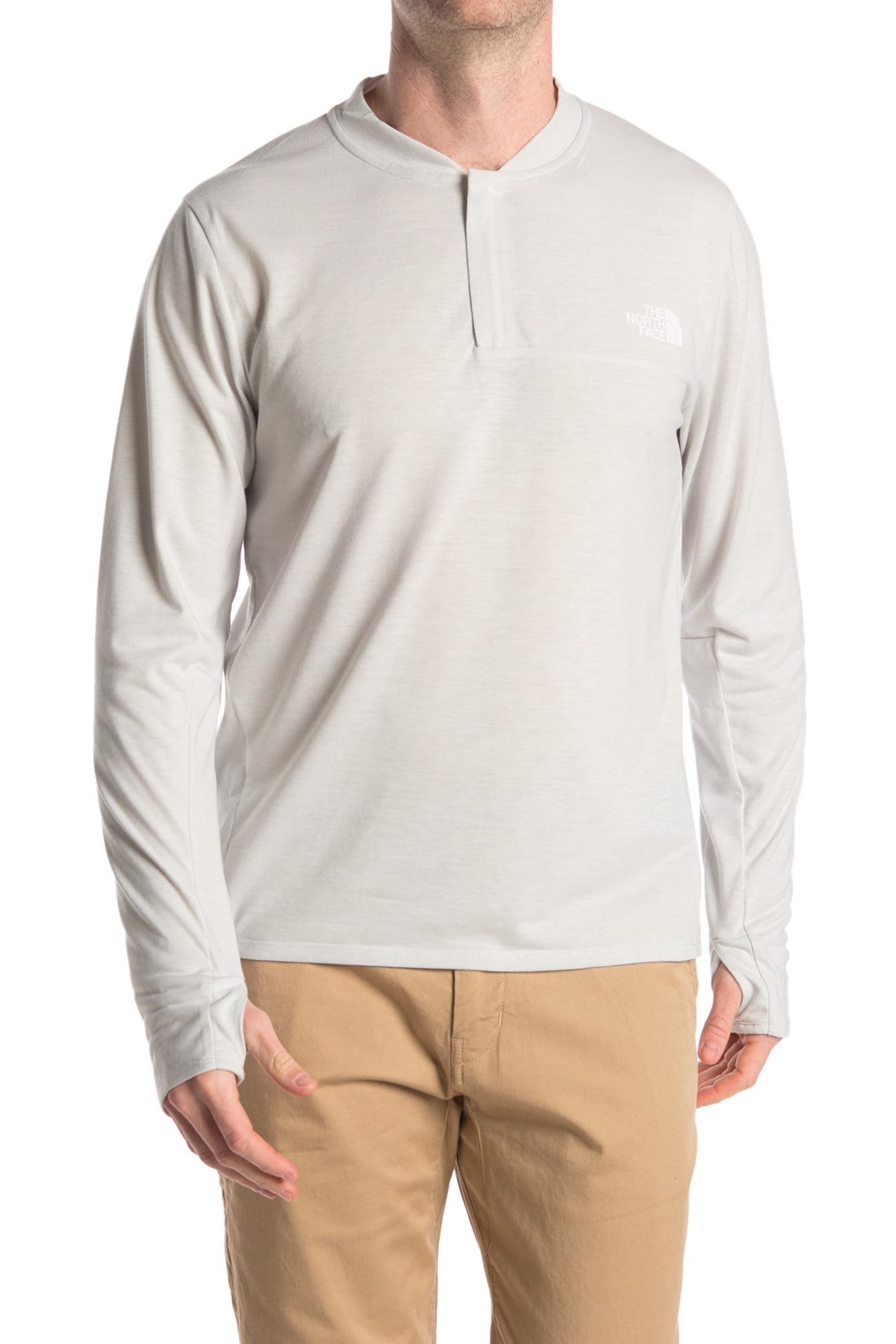 The North Face Long Sleeve Thumbhole Henley Nordstrom Rack