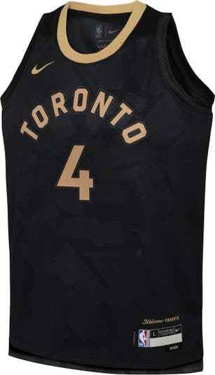 Youth Nike Scottie Barnes Black Toronto Raptors 2022/23 Swingman Jersey - City Edition Size: Small