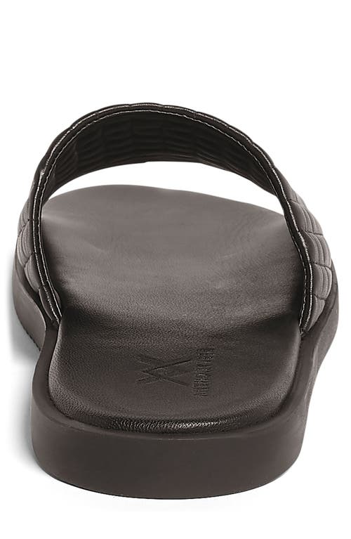 Anthony Veer Men's Miami Comfort Slip On Slides In Black