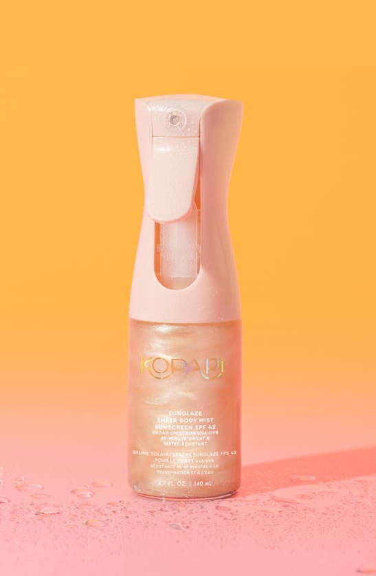 Shop Kopari Sunglaze Sheer Body Mist Sunscreen Spf 42, 4.7 oz