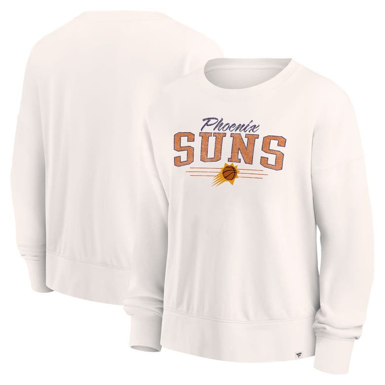 Fanatics Branded Cream Phoenix Suns Close The Game Pullover Sweatshirt