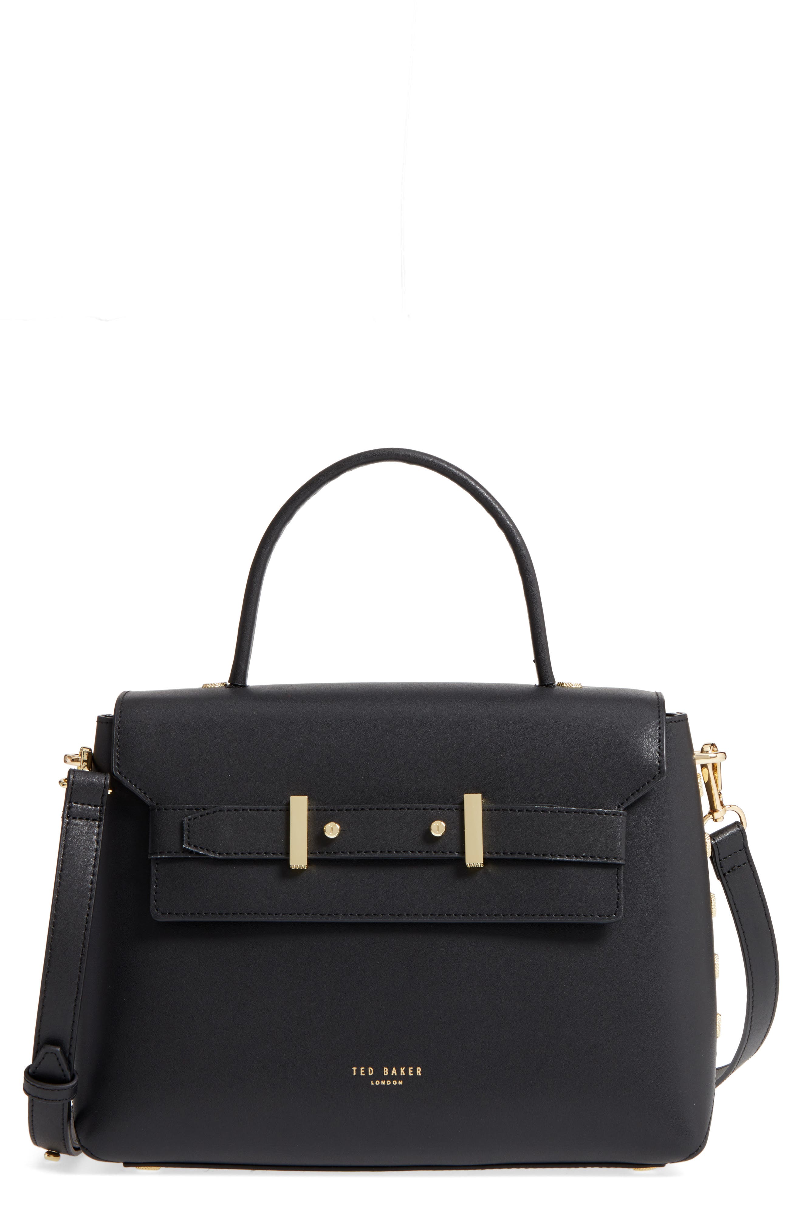 Ted Baker London Taymar Studded Edge Lady Bag Leather Top Handle