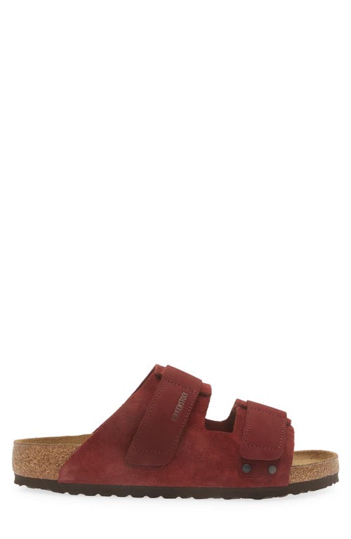 Shop Birkenstock Uji Slide Sandal In Zinfandel