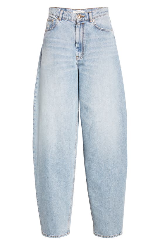 Shop Zimmermann Natura Oversize Jeans In Sea Spray
