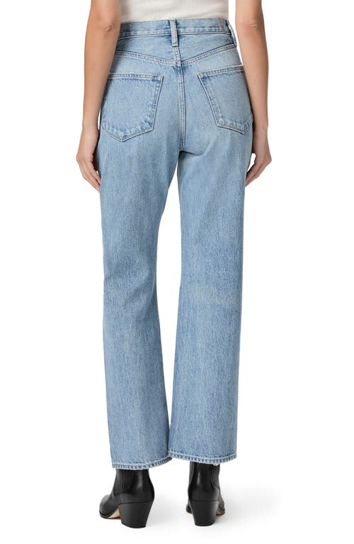 Shop Paige Sawyer High Waist Straight Leg Jeans In Britain Distressed