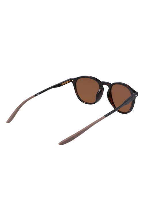 Shop Nike Neo Rd 50mm Round Sunglasses In Tortoise/brown