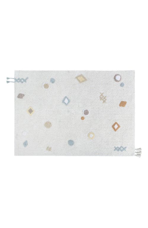 Lorena Canals Kim Washable Cotton Blend Rug in Ivory at Nordstrom