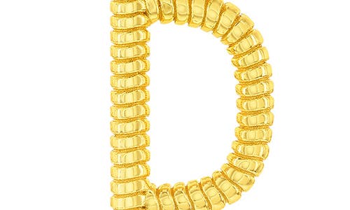 SIMONA SIMONA CROISSANT INITIAL PENDANT NECKLACE