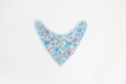 Charlie Lou Baby ® Groovy Fall After All Snap Bib In Blue