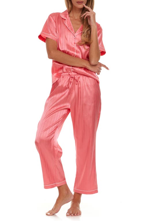 Shop Flora Nikrooz Flora By  Betty Shadowstripe Pajamas In Flamingo