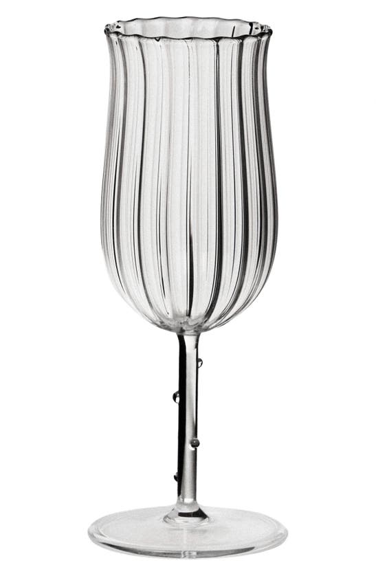 Shop Sophie Lou Jacobsen Tulip Set Of 4 Wine Glasses In Clear
